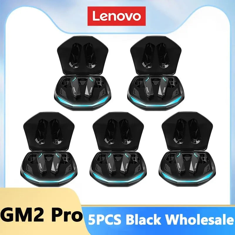 Choice Lenovo GM2 Pro TWS Wireless Bluetooth Headset Touch Control Mic Earbuds Headphones Noise Cancelling Air Pro Earphones