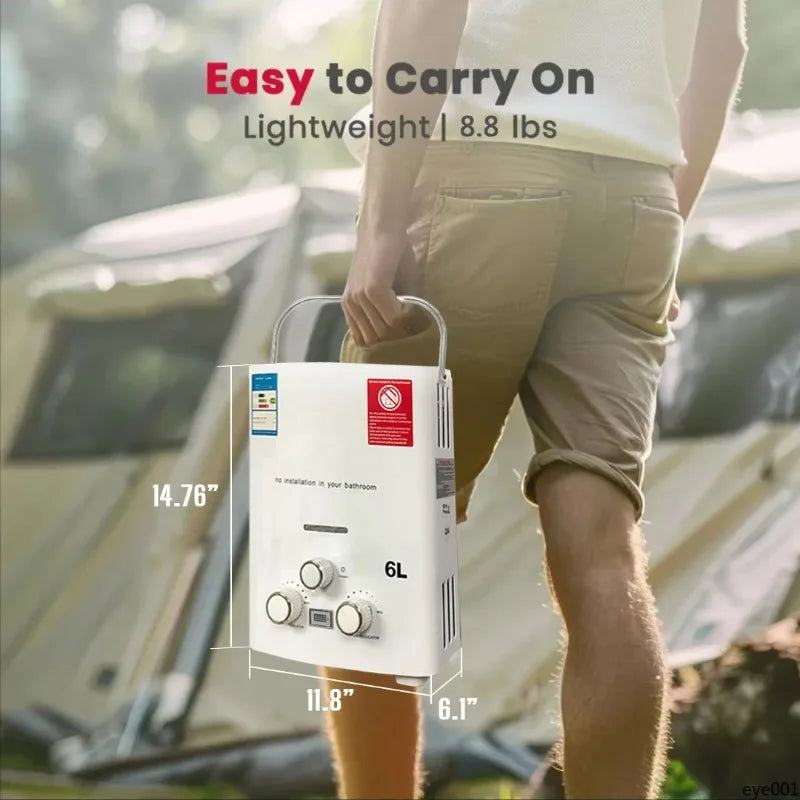 New Portable  Water Heater for RV Outdoor Camping Handheld Instant Hot Water Device