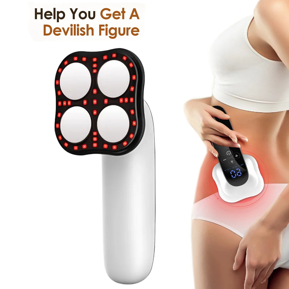 RF Radio Frequency EMS Face Body Slimming Massager Fat Burner Machine Galvanic Infrared Ultrasonic Weight Loss Machine