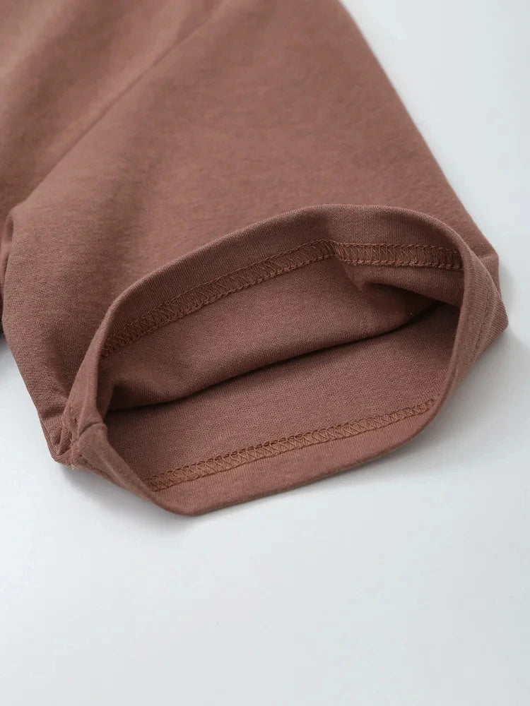 HH Women Vintage Solid Shirts Pant Sets O Neck Short Sleeve Shirts Top + Elastic Waist Loose Trousers Spring Commuting Suit