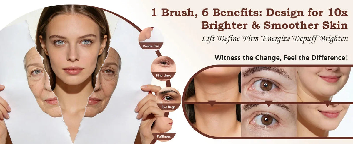 Face Lymphatic Sculpting Massager Ergonomic Contour Brush Jawline Chin Shaping Drainage Massager Facial Relax Skincare Tool