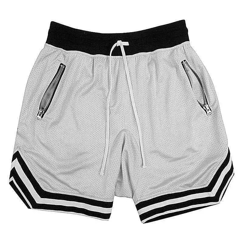 2026 NEW Summer Basketball Men Loose Sport Shorts Quick Drying Mesh Sports Five-point Pants Oversized Sports Shorts