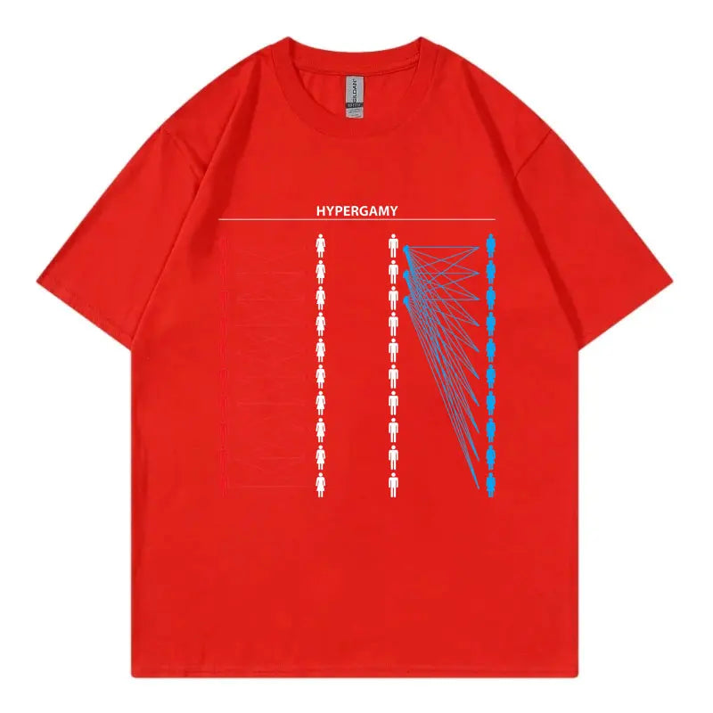 Hypergamy Meme Funny Dating Strategy T-shirts Men Women Fashion Casual Oversized T Shirt Summer 100%cotton Short Sleeve T-shirt