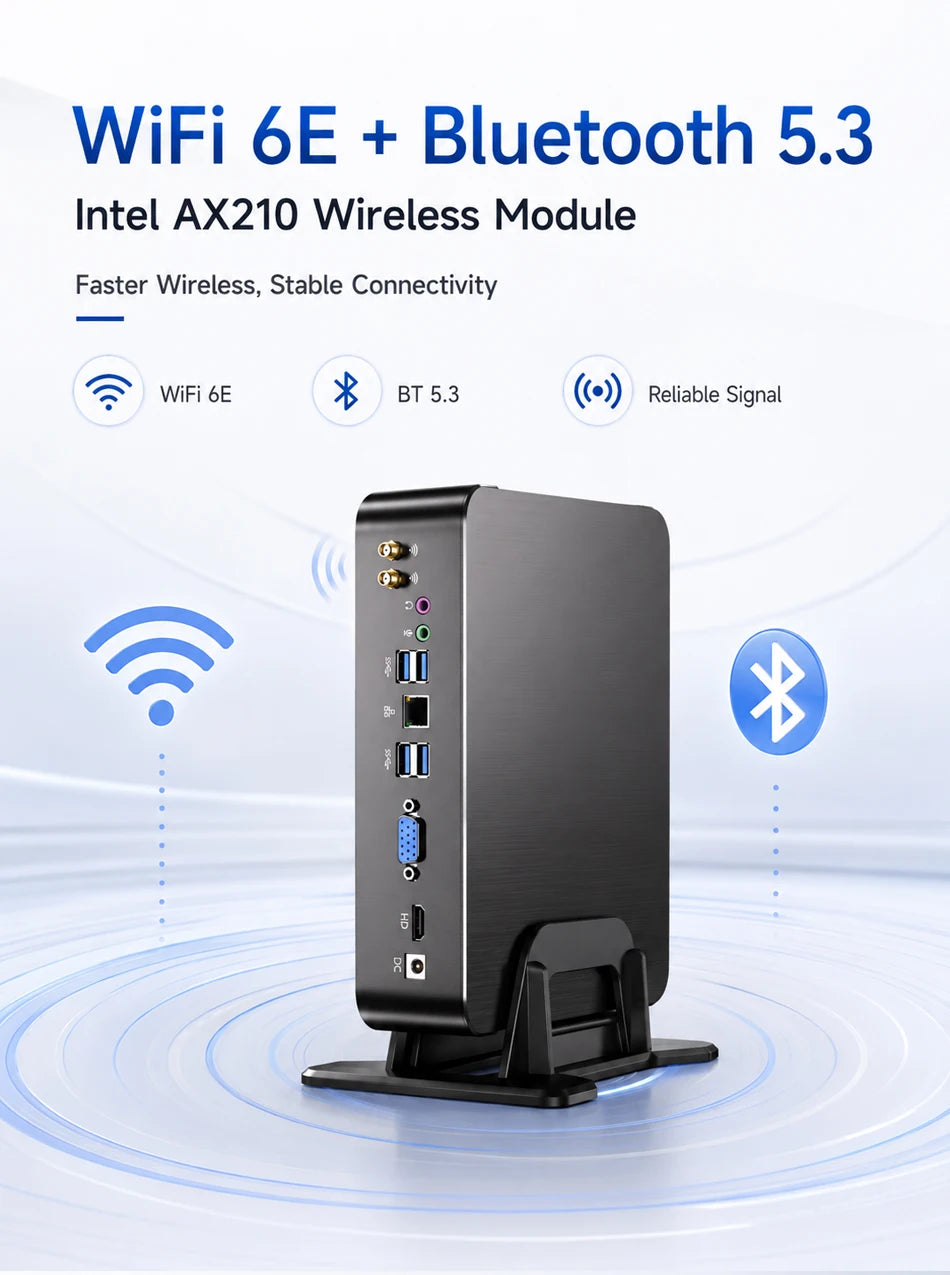 MSECORE Intel I9-11900H Mini PC Windows 11 Gaming Desktop Computer Portable PC Office HTPC Barebone System NVME 4K WIFI6E BT5.3