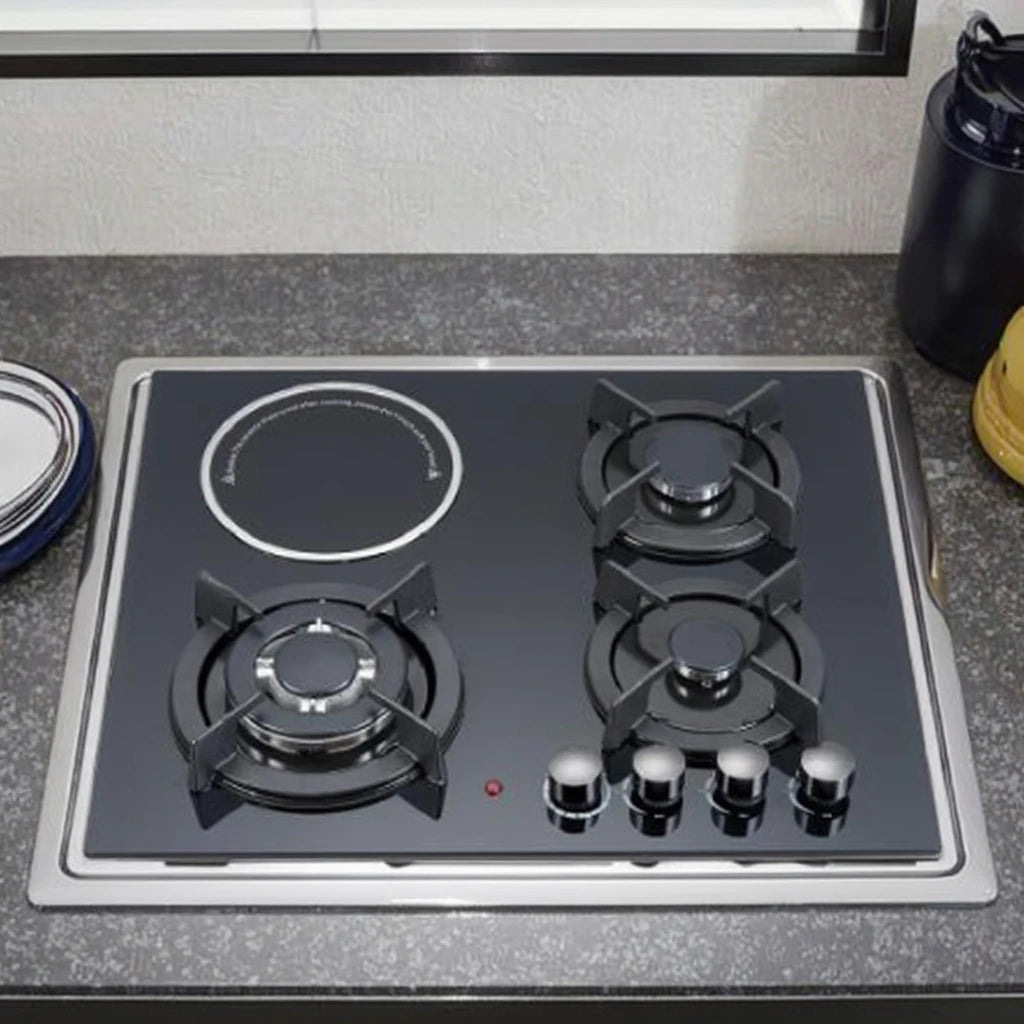 Smart Four Burner Built in Table Top Gas Stove for Kitchen House-hold