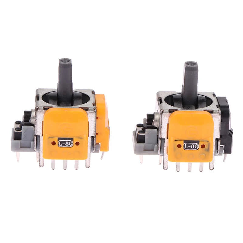 2pcs Replacement Hall Effect Joystick 3D Analog Sensor ThumbStick for PS5/PS4/Xbox One/Series Controller Repair Parts Accessory
