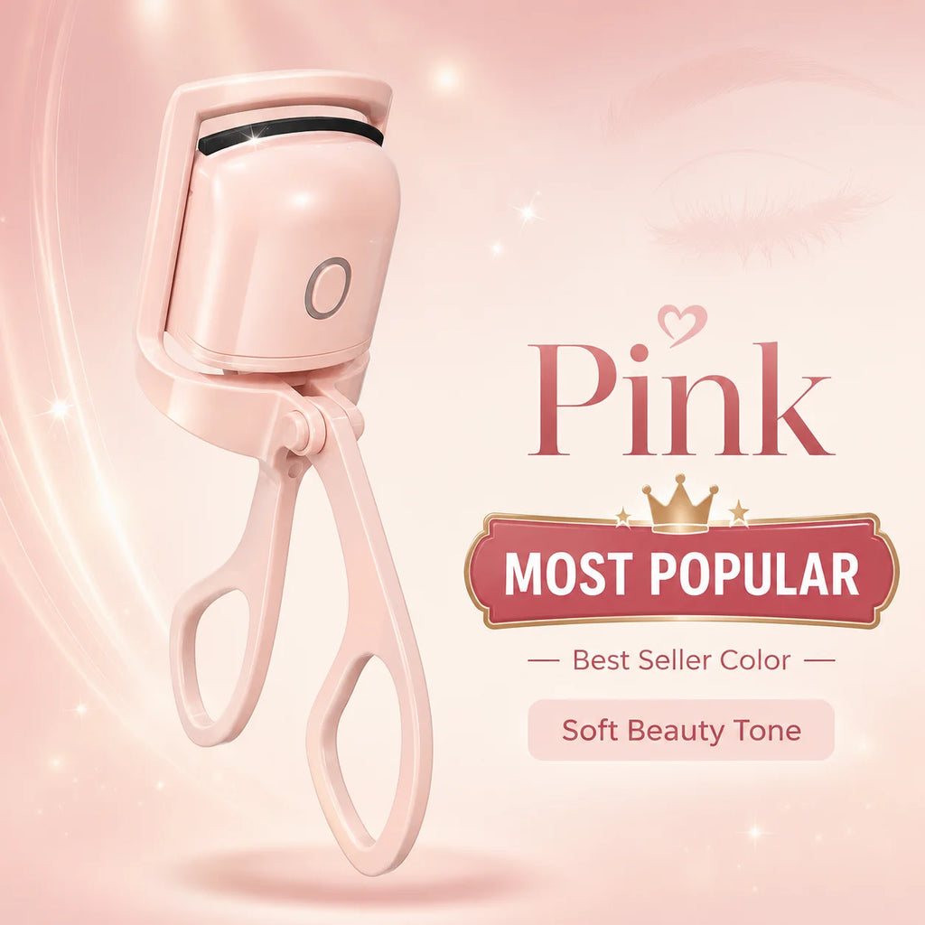 Electric Lash Curler for Women USB Rechargeable Heated Eyelash Styling Device Portable Beauty Tool for Eye Makeup