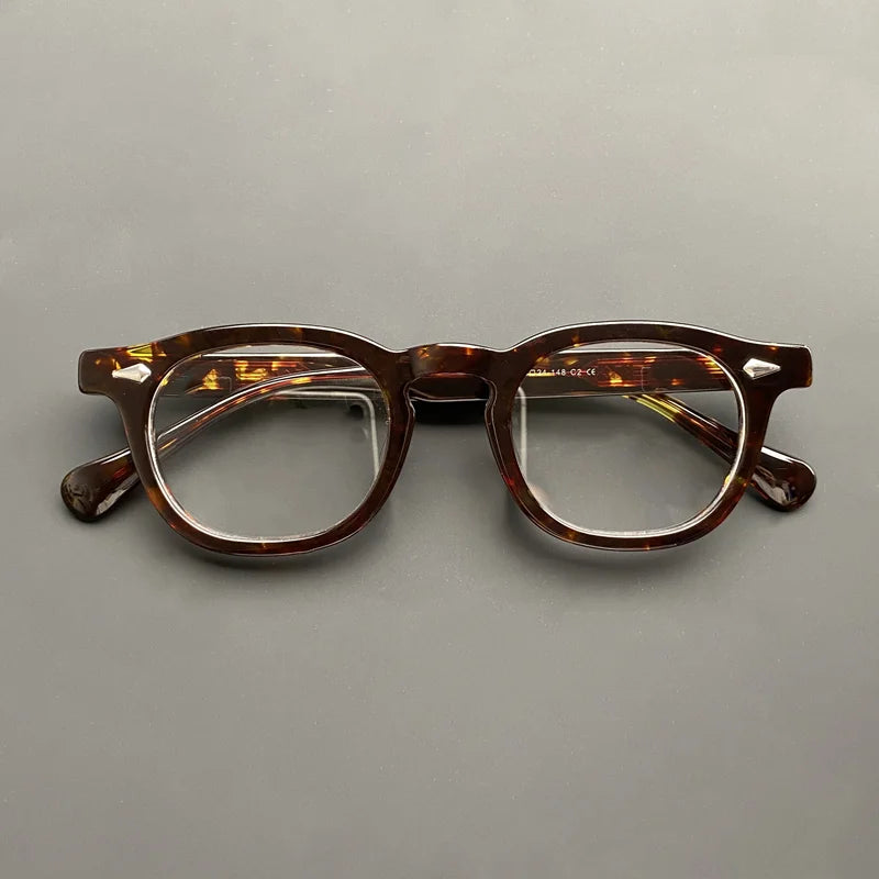 Johnny Depp Optical Glasses Frame Men Women Retro square computer acetate glasses frame men prescription myopia glasses