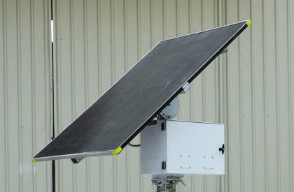 Factory Outdoor Solar Mobile CCTV Tower with Mono-Crystalline Solar Panel Waterproof Parking Security Surveillance