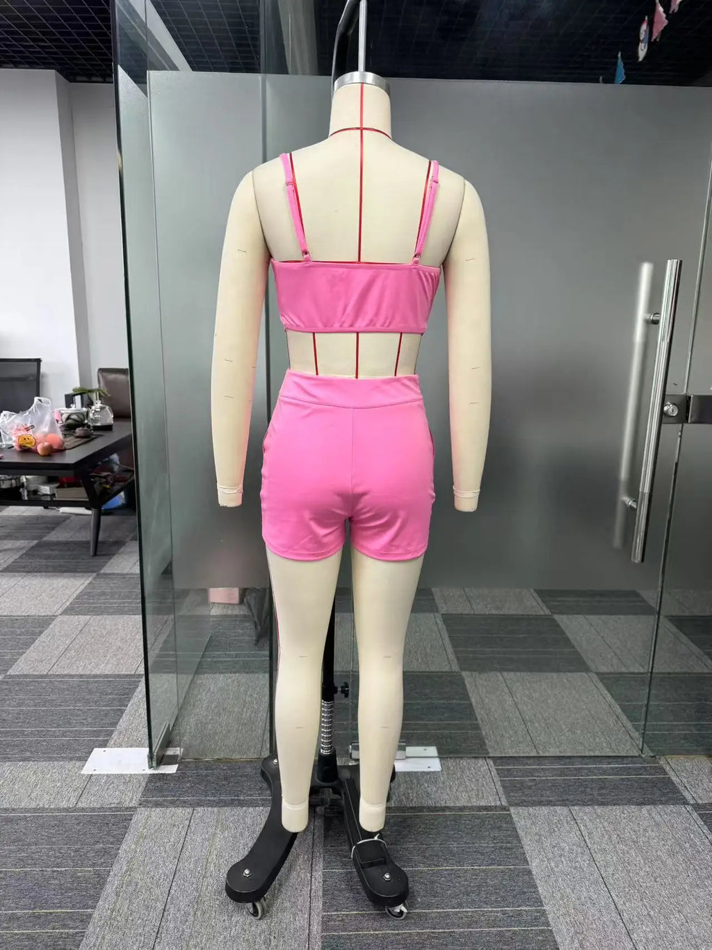 3 Pieces Set Sexy 2025 Summer Spring Fashion Women Set Female Tops Solid Sleeveless Blazers Tops And Shorts Suit Matching Outfit