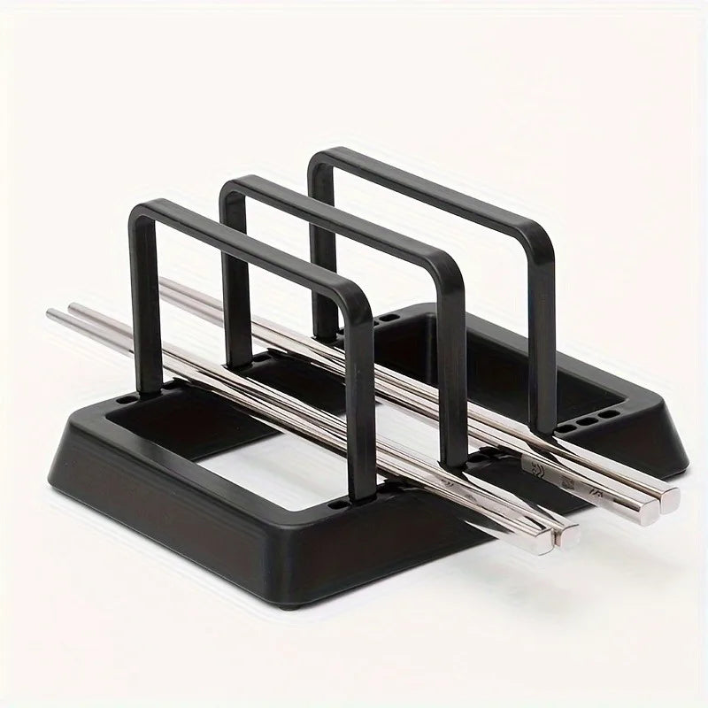 3-in-1 Kitchen Organizer Rack:Space-Saving Drying Storage Tray for Pots,Pans,Lids & Cutting Boards- Durable Countertop Organizer