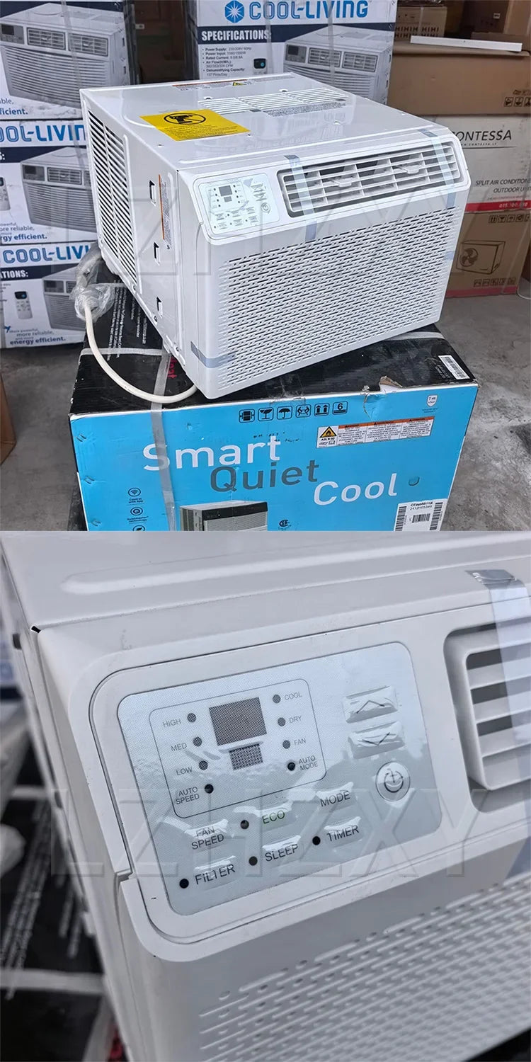 220V Window-Style Air Conditioner, 14,000 BTU, Cooling-Only, Home Use, Portable All-in-One Air Conditioner