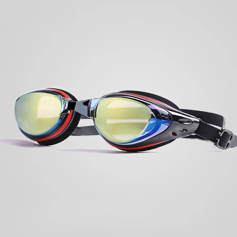 Plating Myopia Swim Goggles Men Women Professional Swimming Pool Water Sports Waterproof Glasses Anit Fog UV Shield Eyewear New