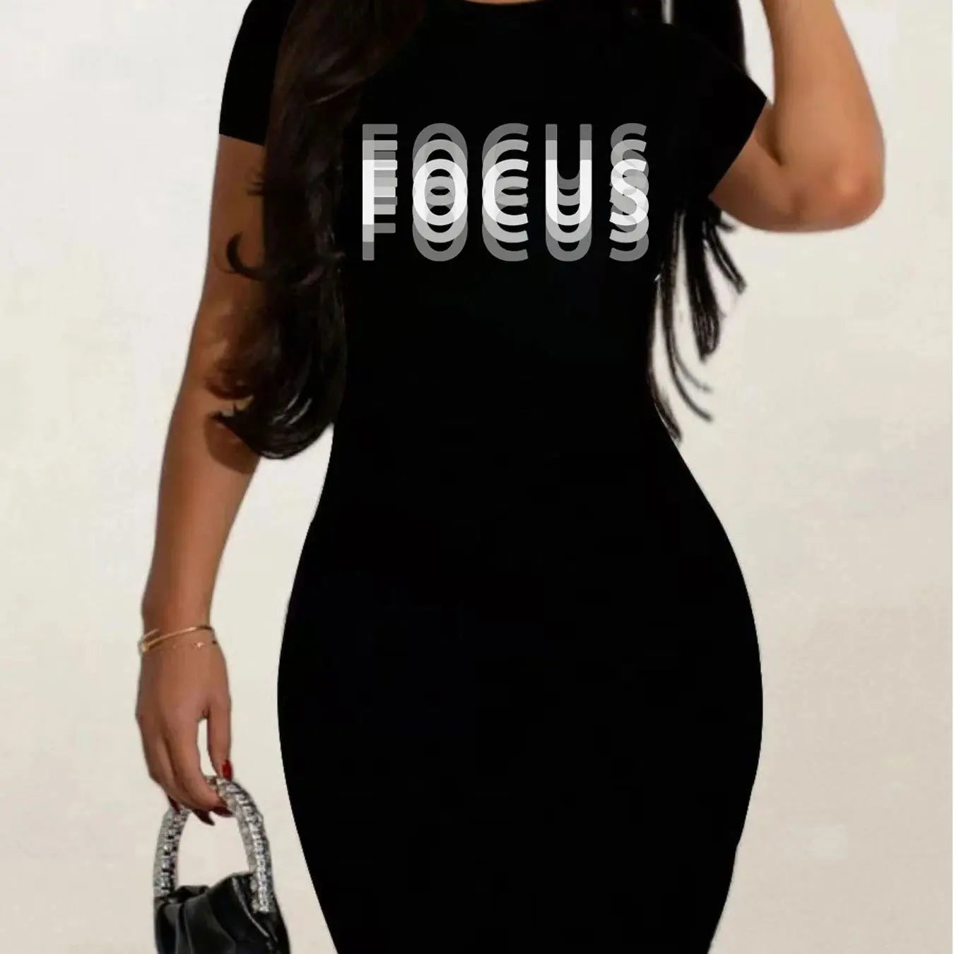 summer Short sleeves black tshirt dress Women's Casual  Graphic TShirt Dress  Short Sleeve Round Neck Loose Fit SpringSummer