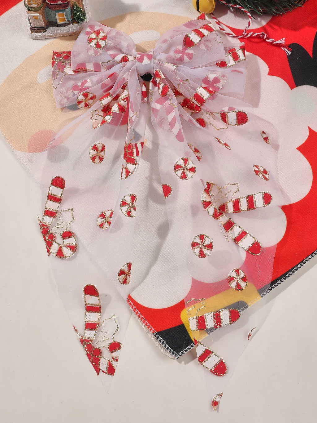 1/2Pcs New Christmas Hair Bows for Women Girls Big Bow Hair Clip Oversized Long Tail Hair Barrette Cute Fashion Hair Accessories