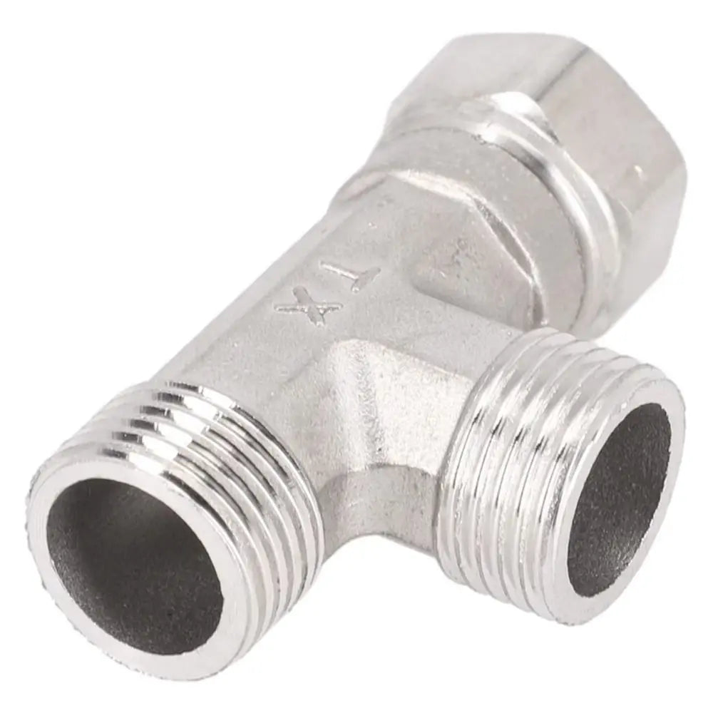 Durable Stainless Steel 3 Ways Valve Shower Faucet Converter T Adapter Spray Nozzle Water Splitter Shower Valve Bathroom
