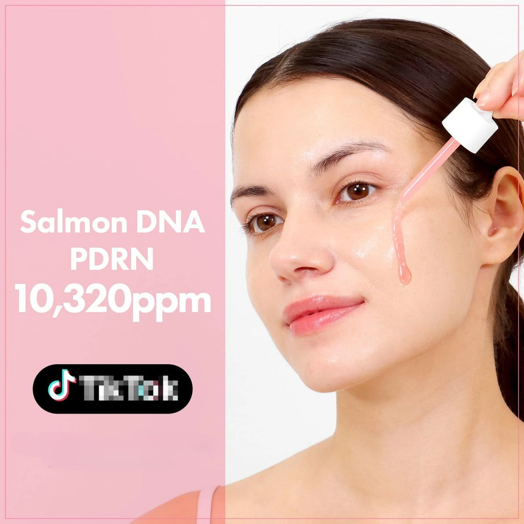 Facial Care Delicate And Moisturizing Skin. Pink Peptide Hydrolyzed Collagen Pdrn E-S-S-E-N-C-E