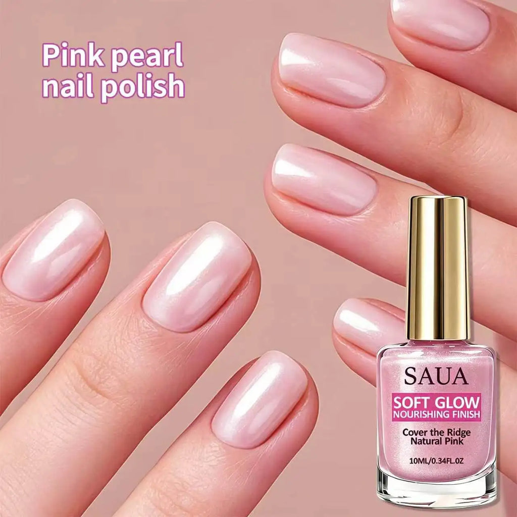 10ml Pink Nail Polish Can Create Shiny and Healthy Nails. It Is Convenient to Use and Can Be Dried Quickly Without Lighting