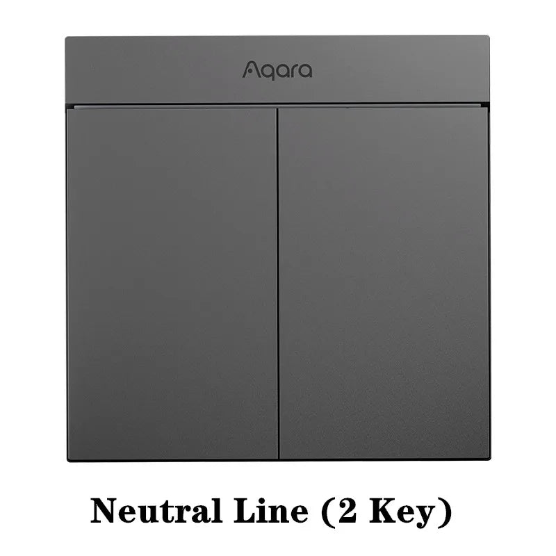 Aqara Smart Wall Switch H1M With Neutral Line Wireless Key Light Switch Zigbee Multiple Control Modes Smart Wall Light Switch