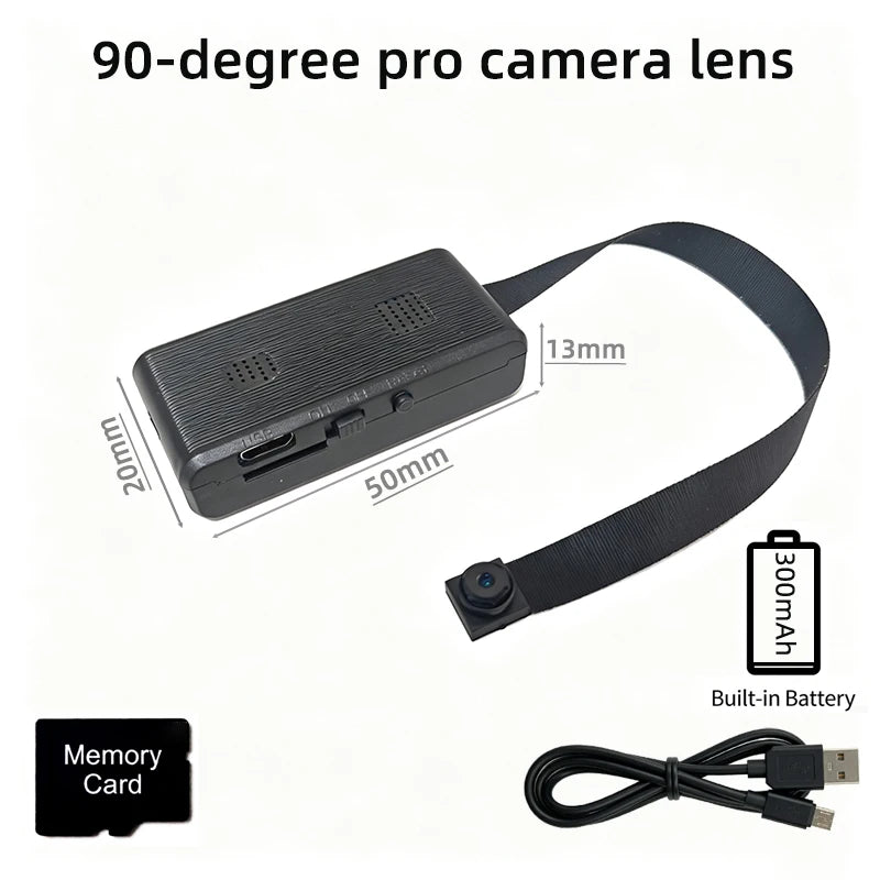 4K HD Mini WiFi Camera - Remote Viewing Motion Detection DIY Home Nanny Style Surveillance Cam