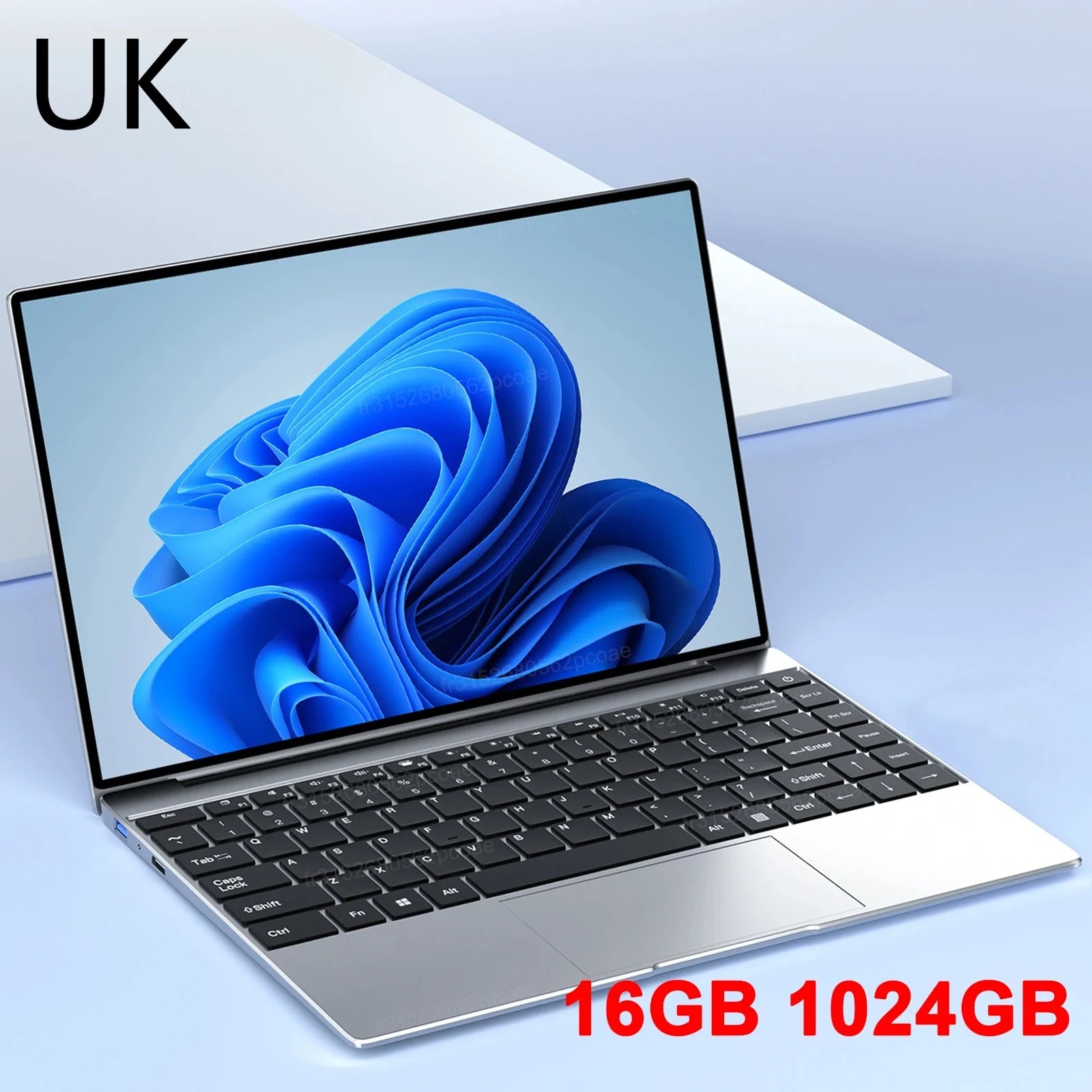 14.1 Inch Ultra Slim Laptop NEW 16GB DDR4 RAM 2TB SSD Intel N3700 Windows 11 1920x1080 Notebook Gamer for Office Study PC