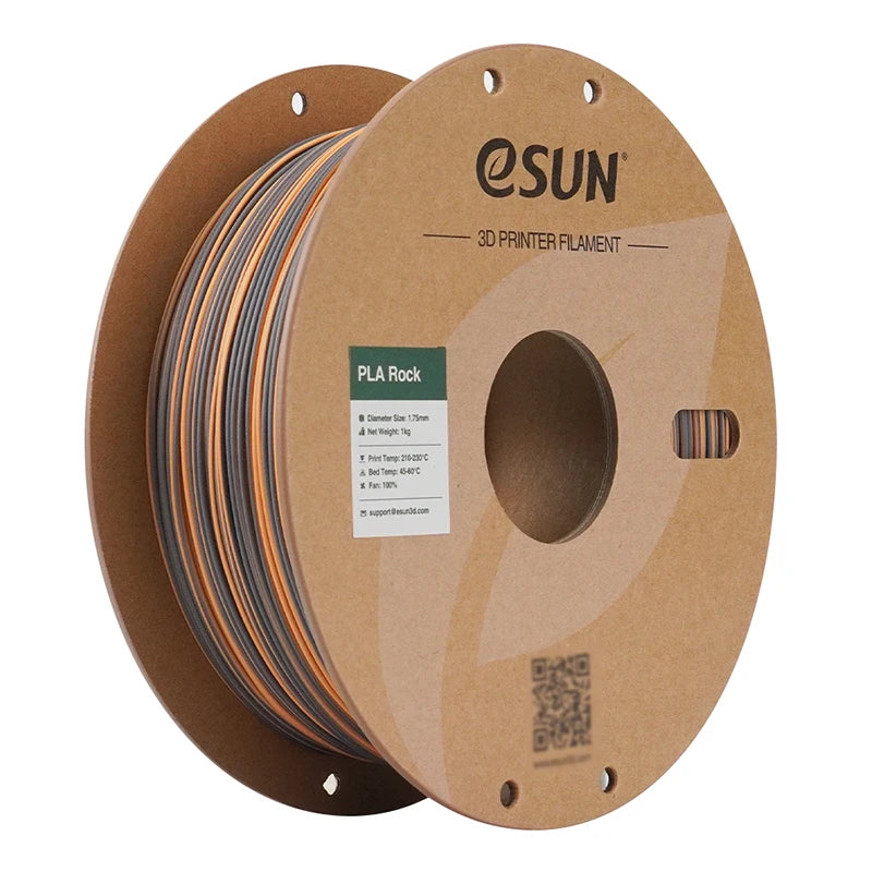 ESUN PLA 3D Printer Filament PLA Rock 3D Filament 1KG Rock Circle Frosted Filament for Bambu Lab Dual Color Rock 3D Filament