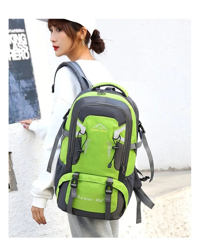 Large Capacity Travel Backpack 40l 60l Waterproof Back Pack Laptop Bag For Men Women Outdoor Travel Hiking Sports Business Trip