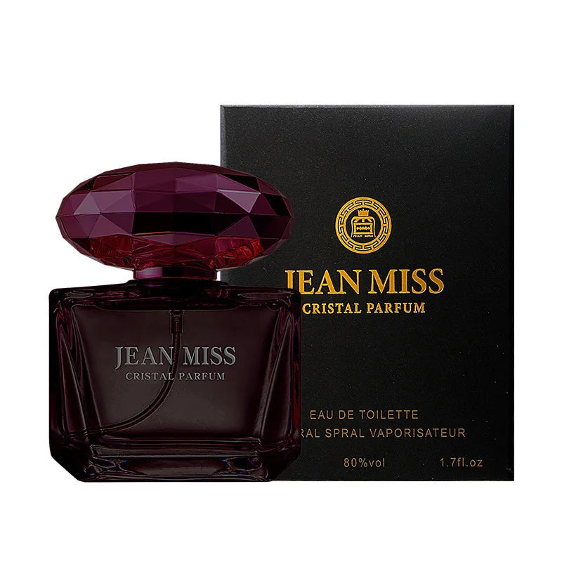 Premium Gift Box – Arabian-Style Pink Crystal Floral Cologne for Women, with Creamy Rose Scent, Made in Vietnam, Southeast Asia