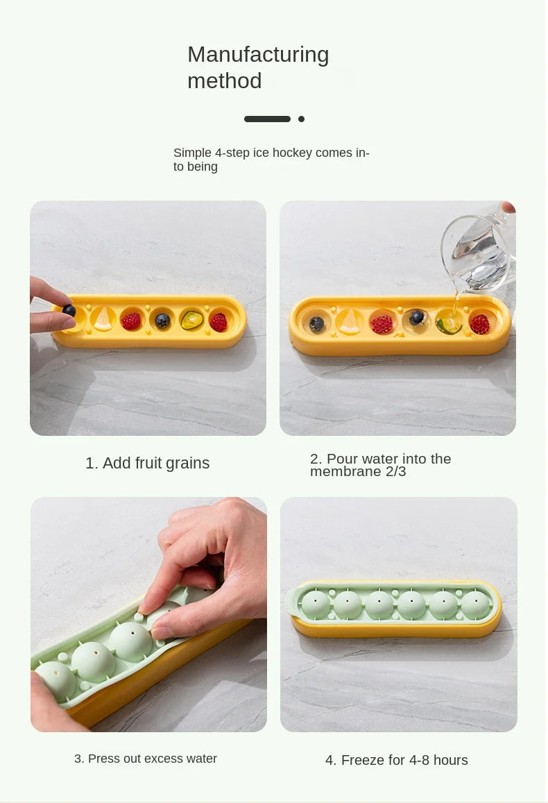 Zackoo Ice Cube Tray Food Grade Silicone Ice Grid Mold Household with Lid   Candy Bar Kitchen Gadgets in Summer