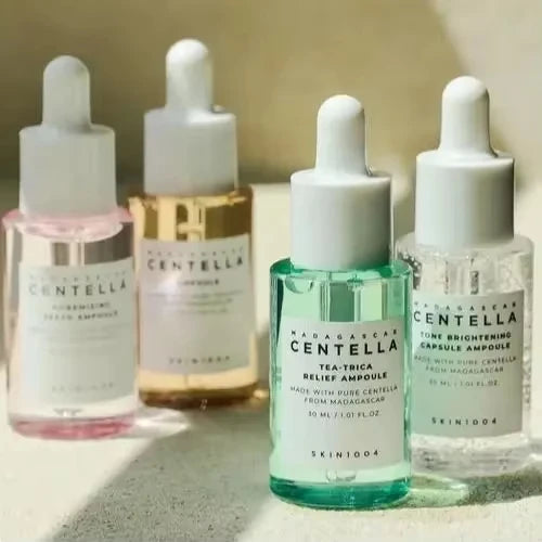 SKIN1004 Madagascar Centella Hyalu Cica First Ampoule 100ml Korean Serum 5 Types Hyaluronic Acid Hydrating Plumping Glow Skin