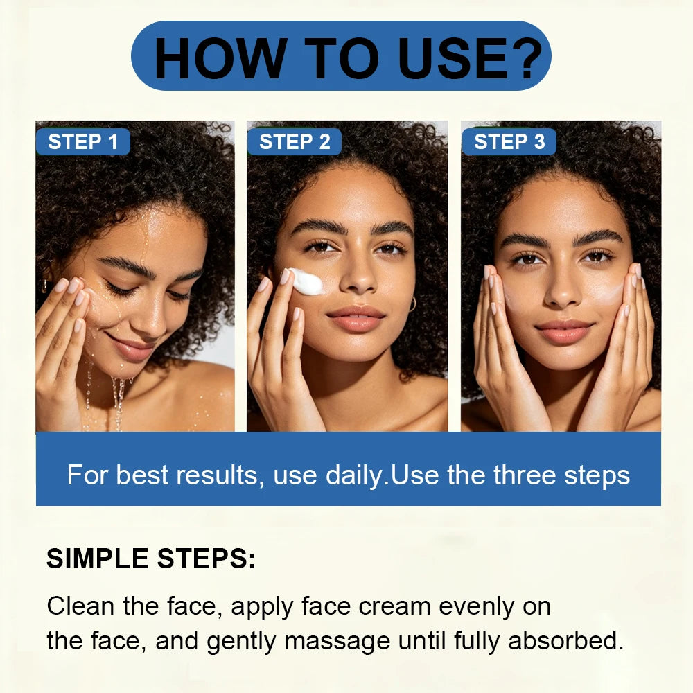 JUINHOU Glutathione Face Cream Hydrating Moisturizing Facial Lotion For Dull Uneven Rough Tired Skin Anti‑oxidant Daily Care