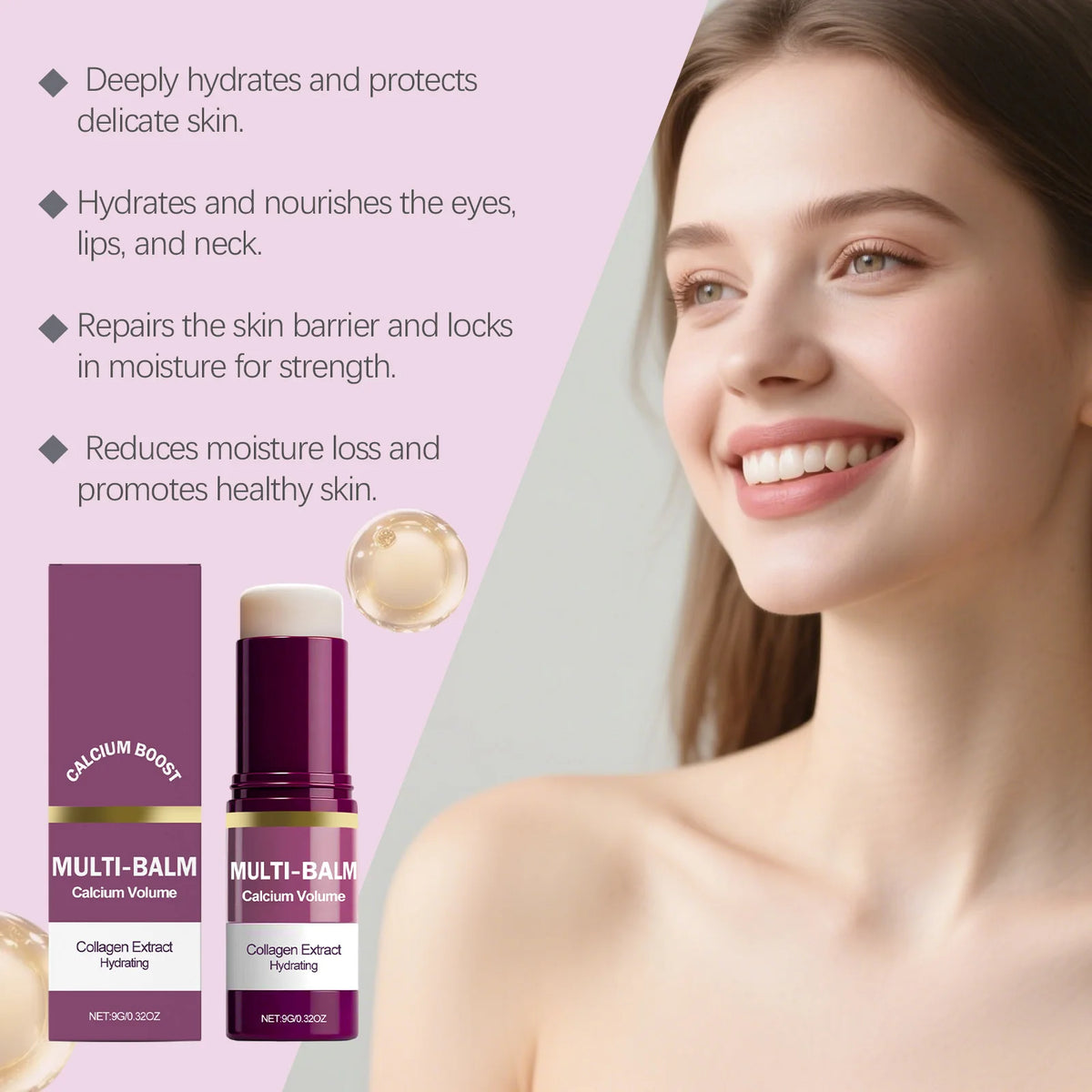 PAULINE PESERY  The Moisturizing Skin Care Stick Gently Hydrates, Locks In Moisture For Daily Use, Provides Comfortable Hydration, And Keeps The Skin Hydrated Day And Night