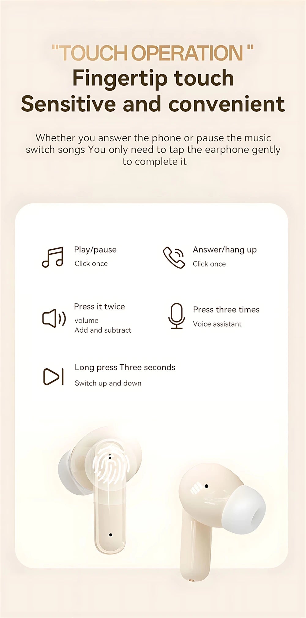 LED Digital Display Bluetooth Earphone Wireless Headset In-ear Mega Bass 9D Surround Sound Game Low-delay HD Call For iPhone