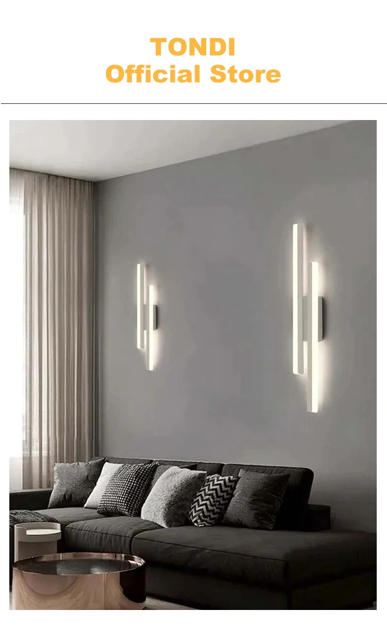 LED Wall Light Modern Wall Decor For Bedroom Living Room Corridor Room Decor Lighting Home Wall Lamp Indoor Lighting Fixtures