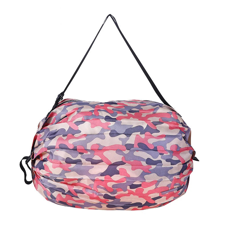 Portable Shopping Bag Large Capacity Foldable Storage Shoulder Bag Travel Handbags With Handle Outdoor EDC Camp Beach Bag