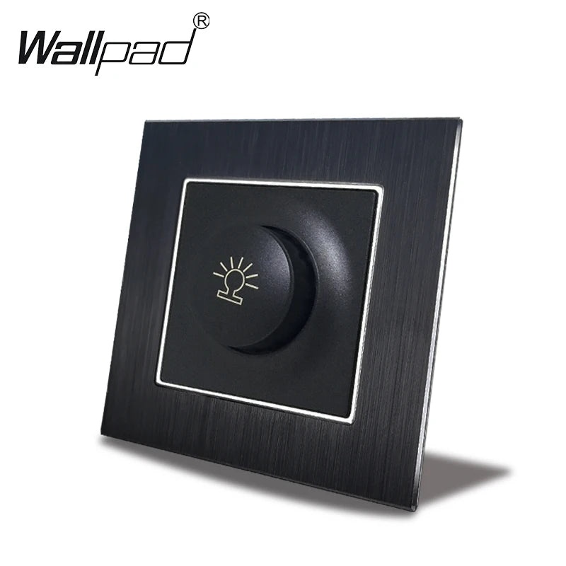 Euro USB Type-C Socket Black Matte Metal Panel Double Triple Electrical Wall SocketS EU Type A+C Outlet with Cap Cover Round Box