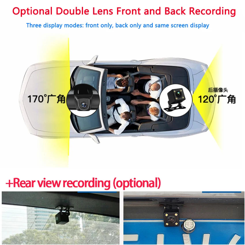 Car DVR 4K Dash Cam Camera Wifi Video Recorder For Cadillac XT5 XT6 28T 2019 2020 2021 For Chevrolet Equinox 28T 2017 2018 2019