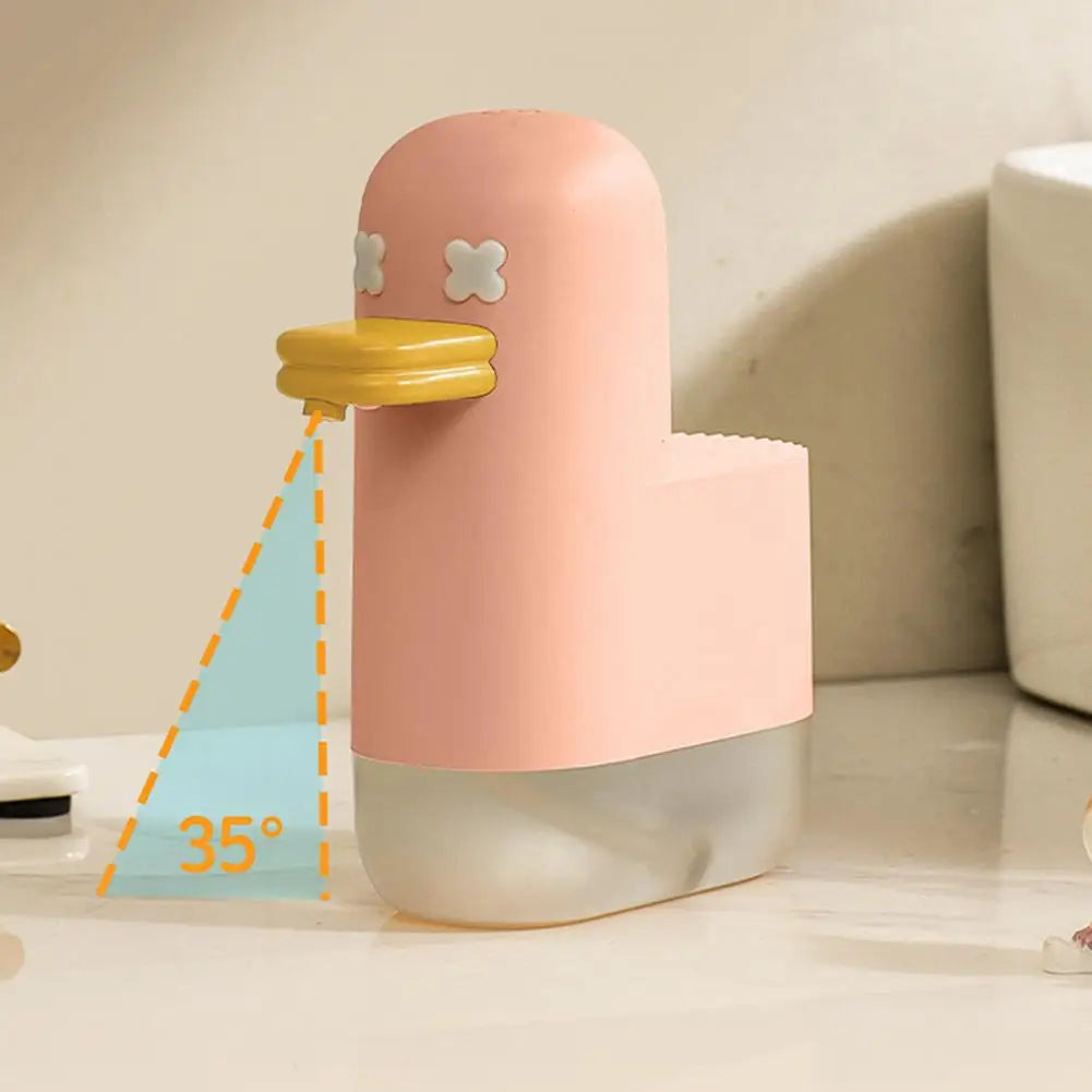 Automatic Foaming Rechargeable Soap Dispenser with 1200mAh Battery Touchless PIR Sensor Cute Indicator Light Foam Soap Dispenser