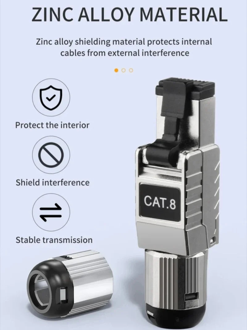 40Gbps Cat8 Ethernet Cables RJ45 30M 20M Cat 8 High Speed No Breakage Internet Networking Cable E-Sports Level Full Shielded