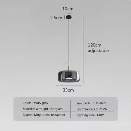 Modern Glass Pendant Light luxury Deco Nordic Led Hanging Light Fixtures  Modern Luminaire Suspension lamp