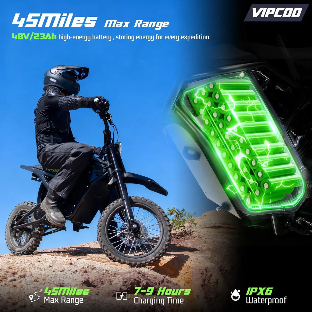 Electric Dirt Bike for Teens and Adults, 3500W Electric Motorcycle, Up to 40MPH / 45° Slope / 45 Miles Range,, Custom