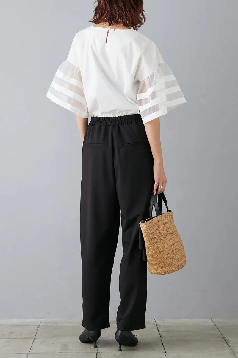 Flare Sleeve Shirts & Blouses Fashion Loose 2026 Woman Blusas New Arrivals Camisas Japan Korean Ropa Mujer Summer Tops