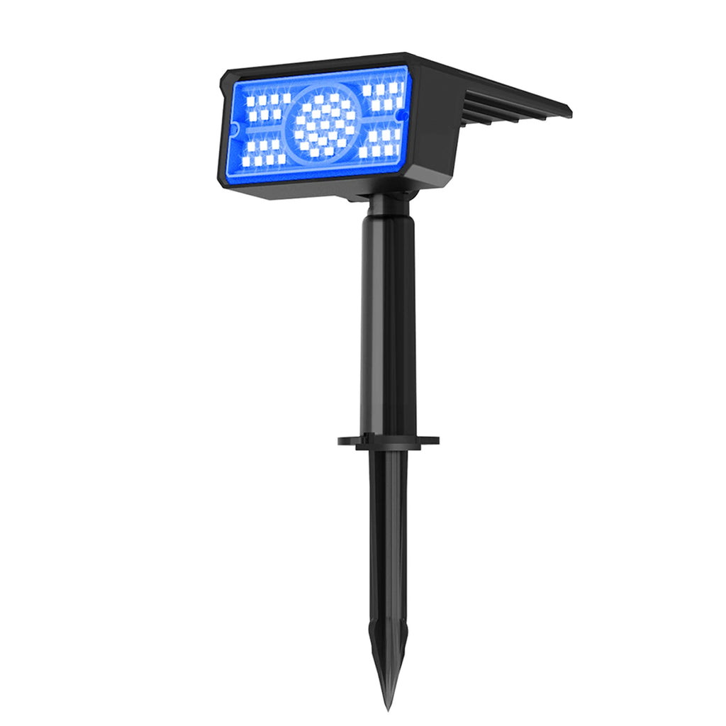 Solar LED Light Outdoor IP65 Waterproof Blue Light Solar Power Light Lawn Light For Garden Decor Solar Wall Light Outdoor