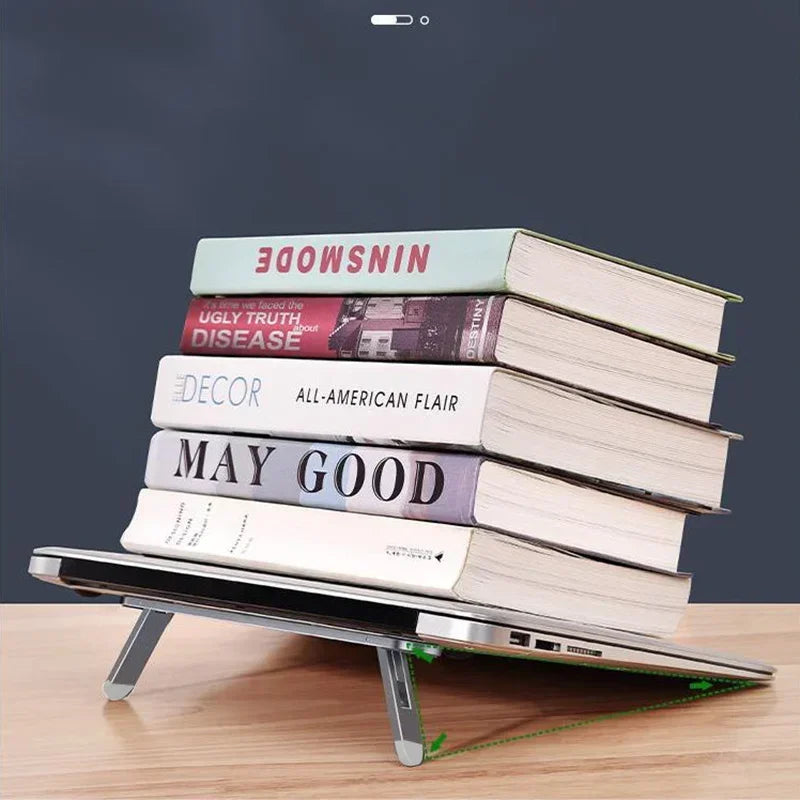 1PC Foldable Laptop Stand Portable Support Notebook Stand Computer Laptop Holder Cooling Bracket Riser Laptop Accessories Shelf