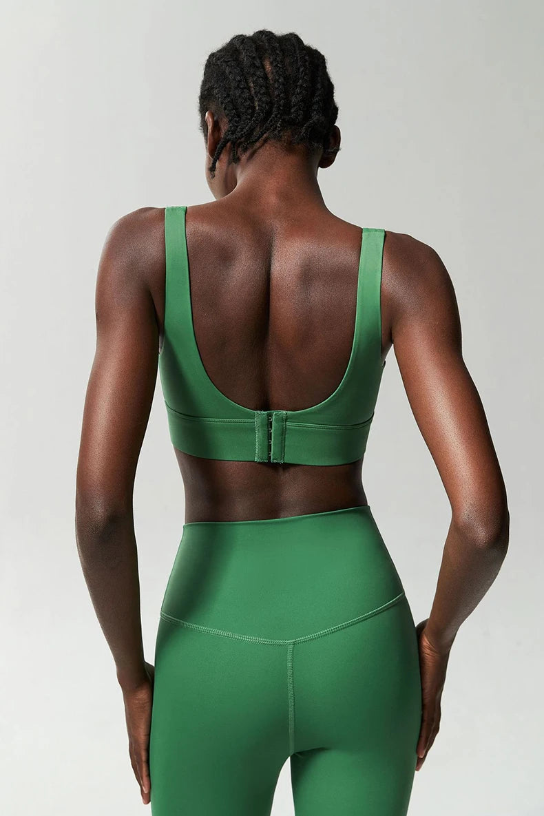 Two Pieces Fitness Yoga Set Women Solid Color Stretchy Soft Gym Suit Breathable Quick Dry Running Sportswear Workout Clothes
