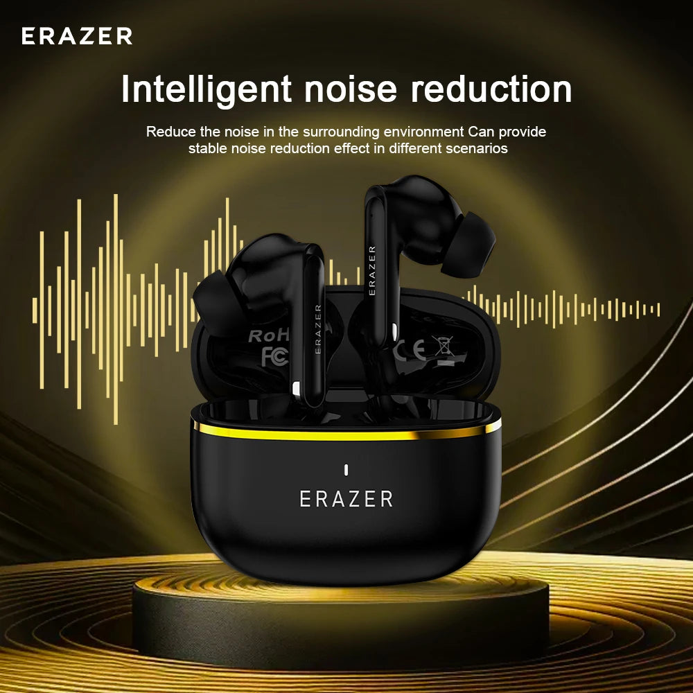 Lenovo True Wireless Bluetooth Earphone In-ear Earbuds HIFI Stereo for Sports BT 5.4 Noise Reduction Mini Headphone HT83