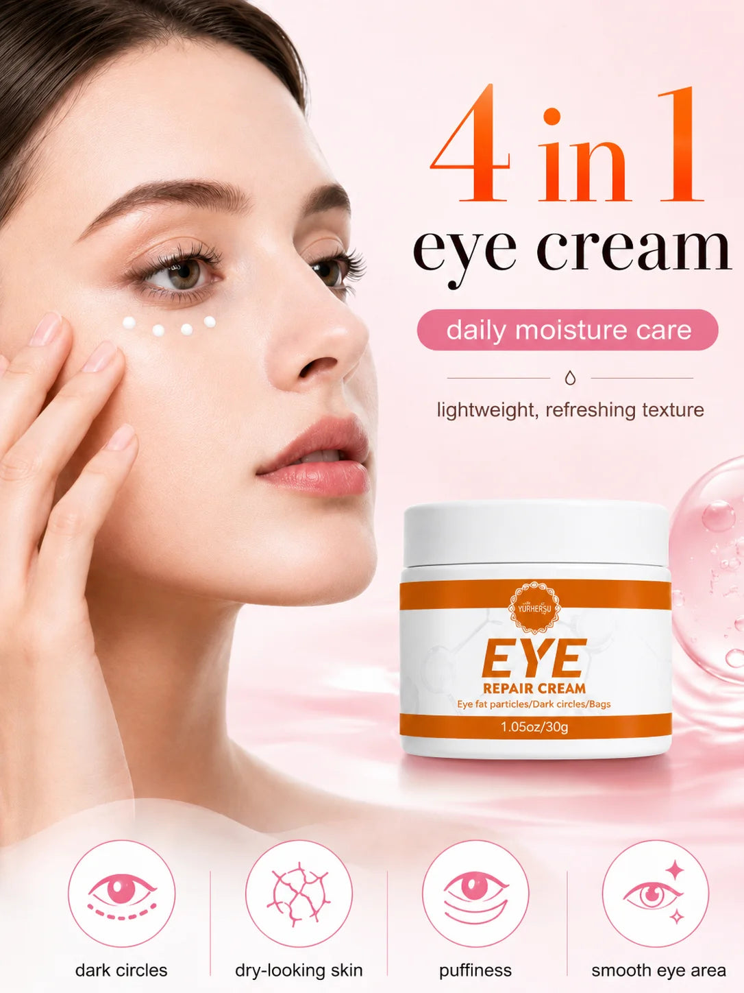 Eye Tightener Repair Anti‑Aging Eye Treatment Firming Lifting Eliminate Wrinkles Remove Dark Circles Eye Bags Reduce Puffiness