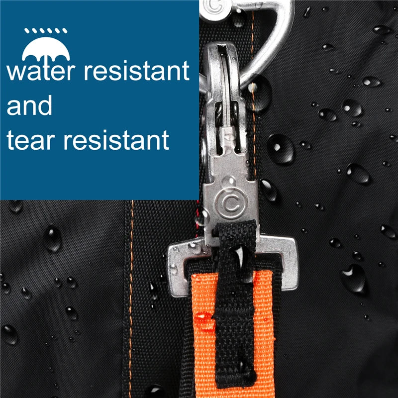 Nylon Waterproof Backpack Climbing Travel Bags Lightweight Hiking Backpacks Outdoor Sport School Bag for Men Women Black