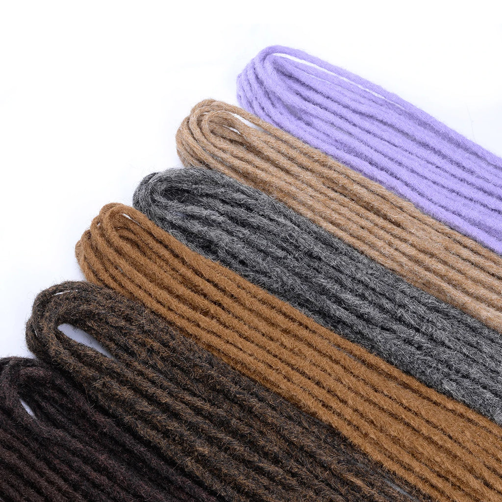 Dreadlock Extensions Handmade Crochet Hair Synthetic 24 36 Inches Dread Extension Crochet Braids For Women Dreadlocks Hair
