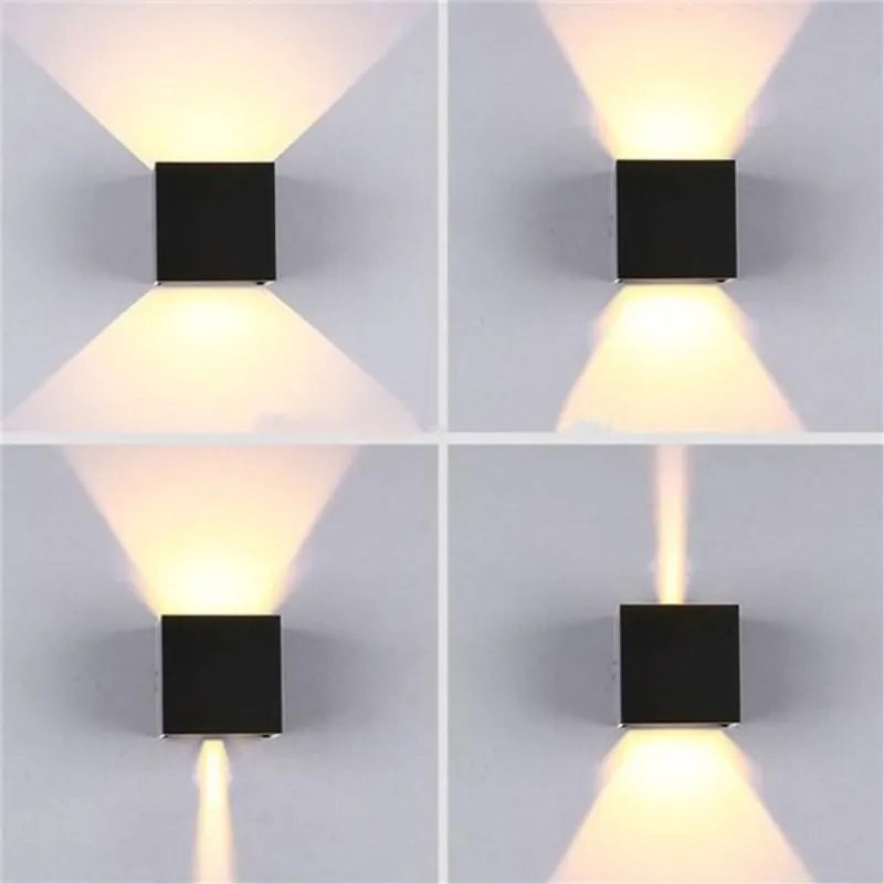 LED Wall Light Outdoor Waterproof IP65 Porch Garden Yard Wall Lamp & Indoor Bedroom Bedside Decoration Lighting Lamp AC110V 220V